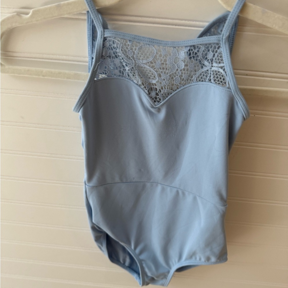 Blue Lace Kids One Piece